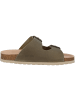 Palado Pantoletten Korfu Oiled Premium Leather in Khaki