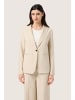 Soaked in Luxury Blazer SLCorinne Gerade Passform in Oatmeal