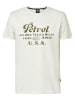 Petrol Industries T-Shirt mit Aufdruck Sandcastle in Weiß