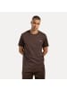 SMILODOX T-Shirt Ilyas in Braun