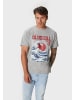 OLDSKULL T-Shirt Asian Big W in Heather Grey