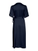 Vila Kleid mit V-Ausschnitt in Navy Blazer