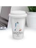 Mr. & Mrs. Panda Kaffeebecher To Go Einhorn Teddy mit Spruch in Weiß