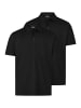 Ragman Poloshirt Basic in Schwarz
