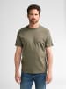 Petrol Industries Baumwoll-T-Shirt mit Print zimmer in Grün