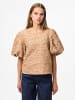 Pieces Bluse in Tawny Brown