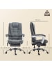 Vinsetto Bürostuhl mit Massagefunktion-65B x 70T x 111-119H cm-Grau
