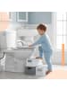 relaxdays Kindertoilettensitz in Grau/ Weiß