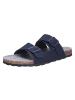 Giesswein Tieffußbett Pantolette MERINO SLIDES in blau
