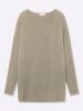 sheego Pullover in beige-meliert