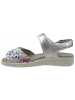 Semler Komfort Sandalen für Damen in silber