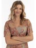 VIRITA Women Kimono in Bordeaux Mehrfarbig