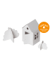 Bibabox Pappspielzeug "Das kleine Papphaus" in Weiß 