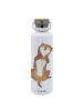 Mr. & Mrs. Panda Trinkflasche Hund Streicheln ohne Spruch in Weiß