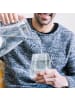 Mr. & Mrs. Panda Trinkglas Avocado Party Zeit mit Spruch in Transparent