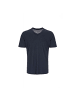 super.natural Kurzarmshirt Base V-Neck in Marine