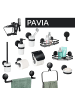 Wenko Toilettenpapierhalter PAVIA Static-Loc in Schwarz, (B) 15,5 x (H) 6 x (L) 7,5 cm