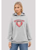 F4NT4STIC Hoodie Betty Boop Love Red Dress in grau meliert