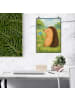 Mr. & Mrs. Panda Poster Igel Blumen Design ohne Spruch in Weiß