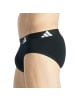 adidas Slip 3er Pack in Schwarz