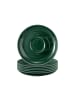Seltmann Weiden 6er Set Teeuntertassen Terra ø 13,5 cm in Moosgrün