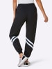 WITT WEIDEN Freizeithose in schwarz-weiß