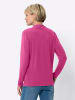 Sieh an! Stehkragen-Shirt in fuchsia
