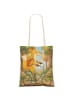 Mr. & Mrs. Panda Tasche Fuchs Lieferung Pommes Design ohne Spruch in Weiß