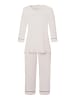 Hanro 3/4 Arm Pyjama Natural Comfort in almond