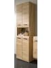 Inn.Furn Hochschrank in Eiche Artisan, Badschrank 4-türig 60 x 185 cm mit viel Stauraum