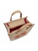 Oilily Zigzag Stripe Shopper Tasche 22 cm shifting sand