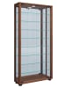 ebuy24 Vitrinenschrank VitrosaMini 8 Braun 59 x 18 cm