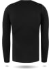 Normani Outdoor Sports Herren Merino Langarm Melbourne in Schwarz