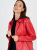 JCC Lederjacke 3102220 in lava red