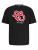 FUBU T-Shirts in black/red/white