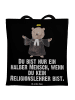 Mr. & Mrs. Panda Strandtasche Religionslehrer Herz mit Spruch in Schwarz