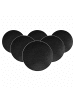Seltmann Weiden 6er Set Brotteller Life Fashion in ø 16,5 cm in Glamorous Black