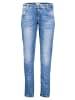 CARTOON Boyfriend-Hose mit Reißverschluss in Light Blue Denim