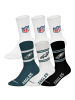 NFL Socken 6er Pack in Philadelphia Eagles/Weiß