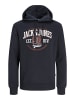 Jack & Jones Kapuzenpullover in Dark Navy