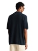 Marc O'Polo DENIM Strick-Poloshirt relaxed in Peppercorn Grey