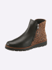 Heine Kurzstiefelette in schwarz-camel