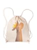 Mr. & Mrs. Panda Drawstring Bag Lamakopf König ohne Spruch in Creme