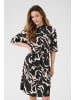 Kaffe Kleid KAmartha Loose fit in Black/Nature Organic Lines