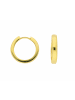 Adeliás Damen 333 Gold Ohrringe / Creolen Ø 17 mm in gold