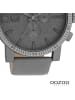 Oozoo Analog-Armbanduhr Oozoo Timepieces dunkelgrau extra groß (ca. 48mm)