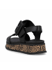 rieker Sandalette in schwarz