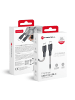 COFI 1453 Forcell F-Energy USB-C auf USB-C Kabel 240W Carbon Schwarz 1m in Schwarz