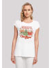 F4NT4STIC T-Shirt Merry Weihnachten Cozy And Cute in weiß