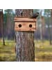 relaxdays Nistkasten in Natur - (B)35 x (H)22 x (T)18 cm